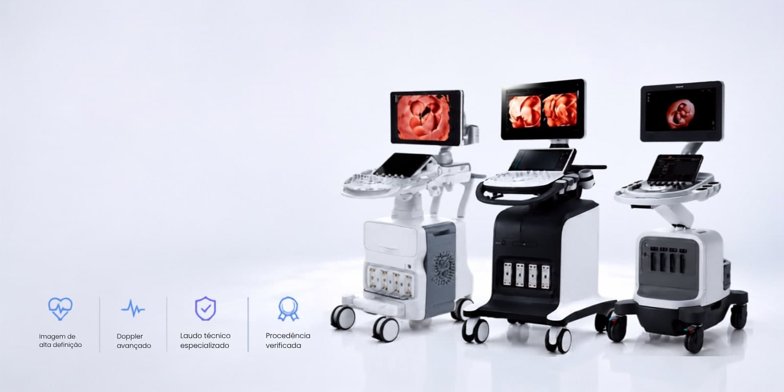 Aparelho de ultrassom para obstetrícia, morfológico e 3D/4D