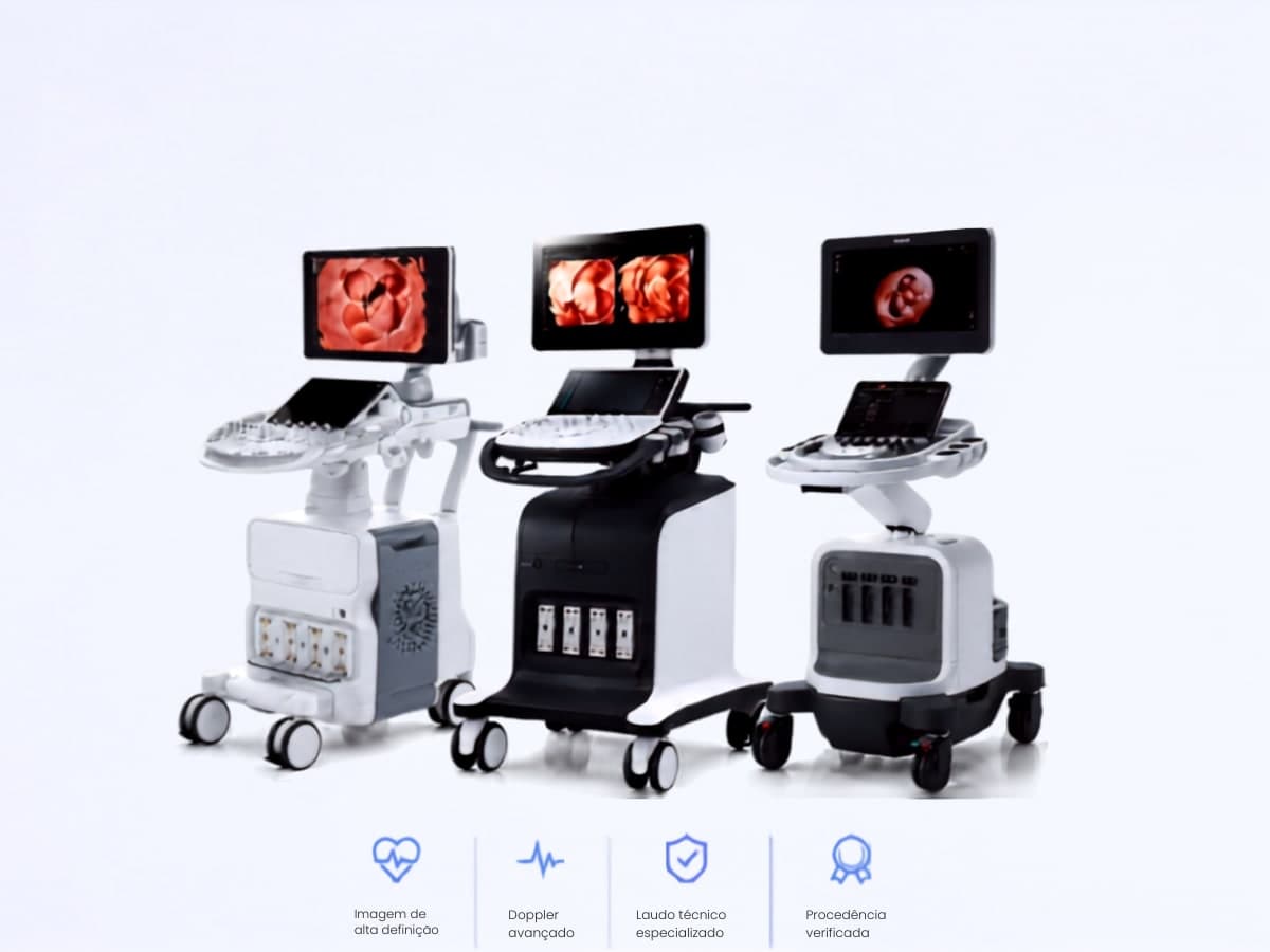 Aparelho de ultrassom para obstetrícia, morfológico e 3D/4D