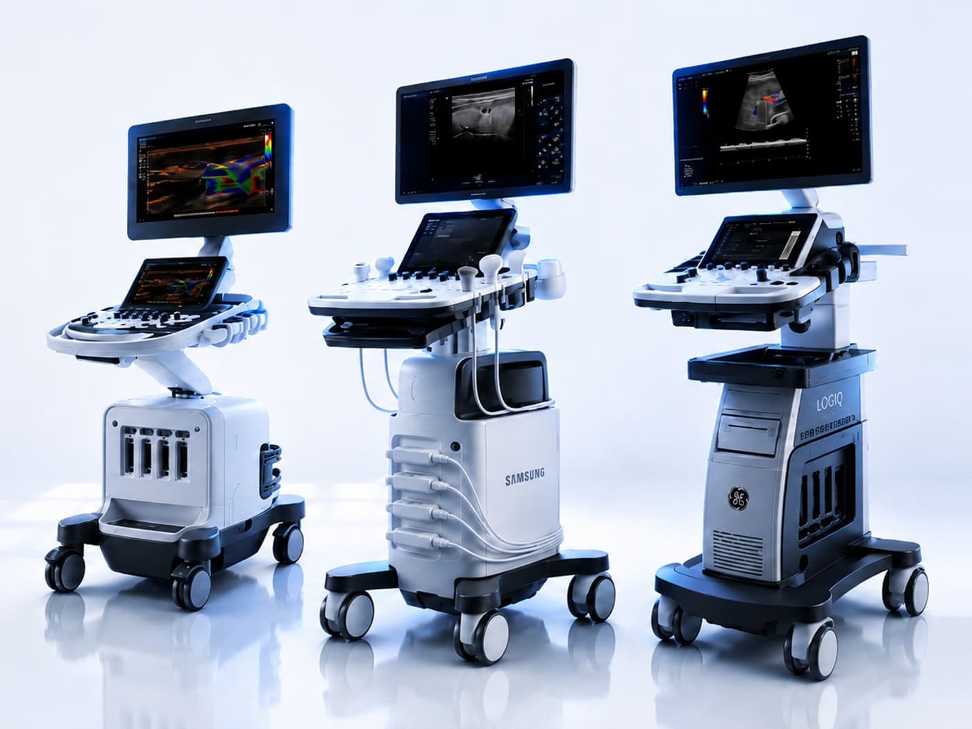 Aparelhos de ultrassom seminovos GE, Samsung e LOGIQ disponíveis na Loja do Ultrassom